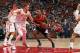 ATLANTA, GA - APRIL 24: Brandon Jennings #7 of the Washington Wizards drives to the basket against the Atlanta Hawks during Game Four of the Eastern Conference Quarterfinals of the 2017 NBA Playoffs on April 24, 2017 at Philips Arena in Atlanta, Georgia.