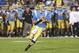 PASADENA, CA - OCTOBER 01: Josh Rosen #3 of the UCLA Bruins makes a throw during the game against the Arizona Wildcats at Rose Bowl on October 1, 2016 in Pasadena, California. (Photo by Leon Bennett/Getty Images)