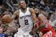Harden's basic approach to keeping Leonard from scoring is making things challenging for him.