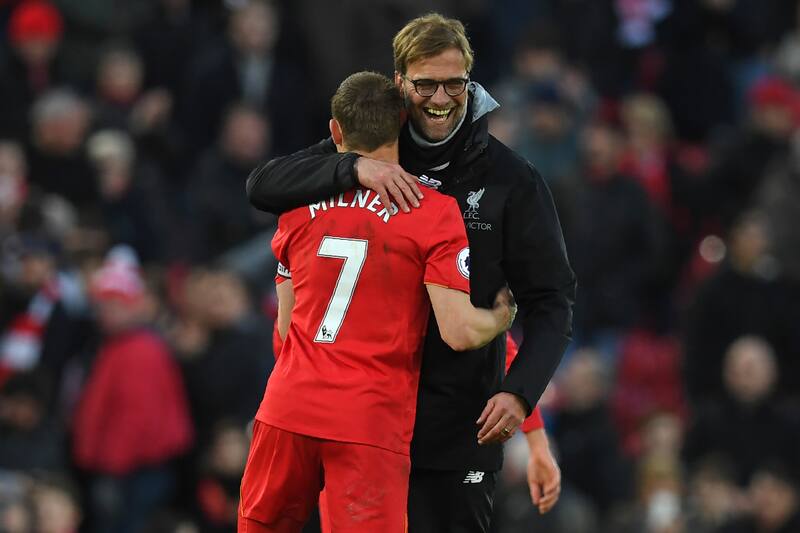 Klopp has used Milner in the left-back position this term.