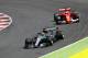 Vettel and Hamilton were in close proximity throughout the race.