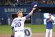 TORONTO, ON - APRIL 11: Josh Donaldson #20 of the Toronto Blue Jays acknowledges the crowd ovation as he is recognized for winning the Silver Slugger Award prior to the start of their home opener against the Milwaukee Brewers at Rogers Centre on April 11,