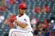 ARLINGTON, TX - MAY 10: Yu Darvish #11 of the Texas Rangers delivers as the Rangers take on the San Diego Padres during the first inning at Globe Life Park in Arlington on May 10, 2017 in Arlington, Texas. (Photo by Ron Jenkins/Getty Images)