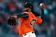 SAN FRANCISCO, CA - MAY 12: Johnny Cueto #47 of the San Francisco Giants pitches against the Cincinnati Reds during the first inning at AT&T Park on May 12, 2017 in San Francisco, California. (Photo by Jason O. Watson/Getty Images)