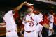 Carlos Martinez has made a habit of greeting teammates who hit home runs with a cup of water in the Cardinals dugout.