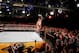 Tyler Bate shows off his U.K. Championship.