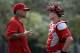 Carson Kelly (right) is viewed as the eventual replacement to Yadier Molina (left) in St. Louis.