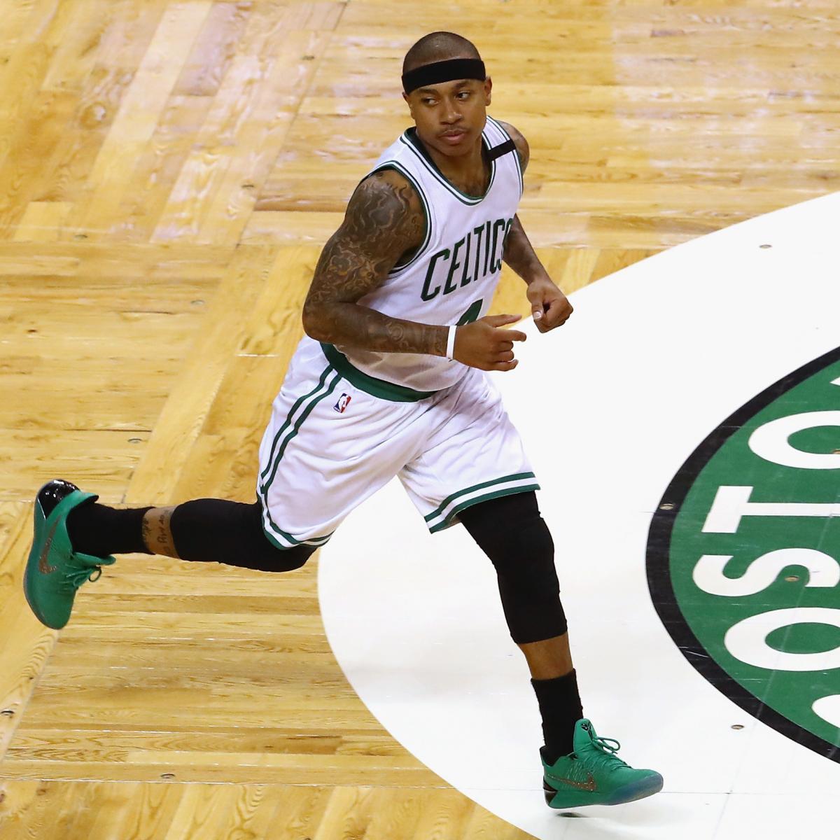 Isaiah Thomas Joined in the Celtics' Locker Room Celebration Via FaceTime | Bleacher ...