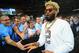 GLENDALE, AZ - APRIL 01: NFL player Odell Beckham Jr. of the New York Giants attends the game between the North Carolina Tar Heels and the Oregon Ducks during the 2017 NCAA Men's Final Four Semifinal at University of Phoenix Stadium on April 1, 2017 in G