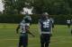 LeGarrette Blount and Darren Sproles joke around before Eagles practice Tuesday.