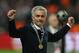 STOCKHOLM, SWEDEN - MAY 24: Manchester United manager Jose Mourinho celebrates during the UEFA Europa League Final match between Ajax and Manchester United at Friends Arena on May 24, 2017 in Stockholm, Sweden. (Photo by Ian MacNicol/Getty Images)