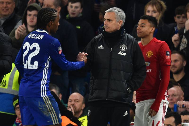 Willian was a Mourinho favourite during the latter's time at Chelsea.