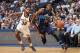 MEMPHIS, TN - APRIL 12: DeAndre Liggins #14 of the Dallas Mavericks drives to the basket against the Memphis Grizzlies on April 12, 2017 at FedEx Forum in Memphis, Tennessee. NOTE TO USER: User expressly acknowledges and agrees that, by downloading and/o