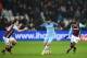 Manchester City's Spanish midfielder Nolito vies with West Ham United's English midfielder Mark Noble (L) and West Ham United's Spanish midfielder Pedro Obiang (R) during the English FA cup third round football match between West Ham United and Manchester