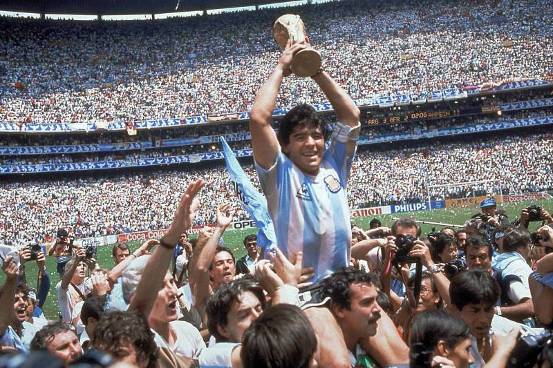 Diego Maradona inspired Argentina to World Cup glory in 1986.