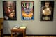 Kane posters from Jacobs' days as a wrestler line the walls of Jacobs Insurance Associates LLC in Knoxville, Tennessee.