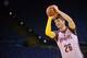 OAKLAND, CA - MAY 31: Kyle Korver of the Cleveland Cavaliers shoots during practice and media availability as part of the 2017 NBA Finals on May 31, 2017 at ORACLE Arena in Oakland, California. NOTE TO USER: User expressly acknowledges and agrees that, by