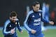 MELBOURNE, AUSTRALIA - JUNE 06: Lionel Messi and Angel Di Maria of Argentin run with the ball during an Argentina Training Session at City Football Academy on June 6, 2017 in Melbourne, Australia. (Photo by Quinn Rooney/Getty Images)