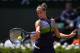 PARIS, FRANCE - JUNE 07: Karolina Pliskova of Czech Republic plays a forehand during the women's singles quarterfinal match against Caroline Garcia of France on day eleven of the 2017 French Open at Roland Garros on June 7, 2017 in Paris, France. (Photo