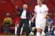 VANCOUVER, BC - JUNE 21: Switzerland coach Martina Voss yells from the bench during the FIFA Women's World Cup Canada 2015 Round 16 match between Switzerland and Canada June 21, 2015 at BC Place Stadium in Vancouver, British Columbia, Canada. (Photo by
