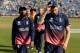 CARDIFF, WALES - JUNE 14 : Adil Rashid and Mark Wood leave the field after losing the ICC Champions Trophy match between England and Pakistan at Swalec stadium on June 14, 2017 in Cardiff, Wales. (Photo by Philip Brown/Getty Images)