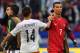 TOPSHOT - Mexico's forward Javier Hernandez (L) shakes hands with Portugal's forward Cristiano Ronaldo after the 2017 Confederations Cup group A football match between Portugal and Mexico at the Kazan Arena in Kazan on June 18, 2017. / AFP PHOTO / Yuri CO