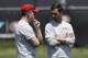 San Francisco 49ers general manager John Lynch (left) and Kyle Shanahan (right)