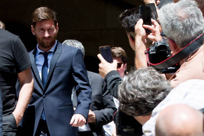 Messi was hit with a 21-month prison sentence for tax fraud last year.