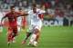Czech Republic's defender Daniel Holzer (L) and Denmark's forward Kenneth Zohore vie for the ball during the UEFA U-21 European Championship Group C football match Czech Republic v Denmark in Tychy, Poland on June 24, 2017. / AFP PHOTO / PIOTR NOWAK