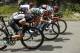 Germany's Emanuel Buchmann (front) rides during the 187,5 km eighth stage of the 104th edition of the Tour de France cycling race on July 8, 2017 between Dole and Station des Rousses. / AFP PHOTO / Lionel BONAVENTURE (Photo credit should read LIONE