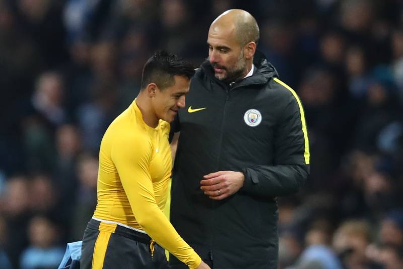 Guardiola is said to be keen to link up with Sanchez.