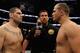 Junior Dos Santos and Cain Velasquez were both working on one leg when they fought in 2011.