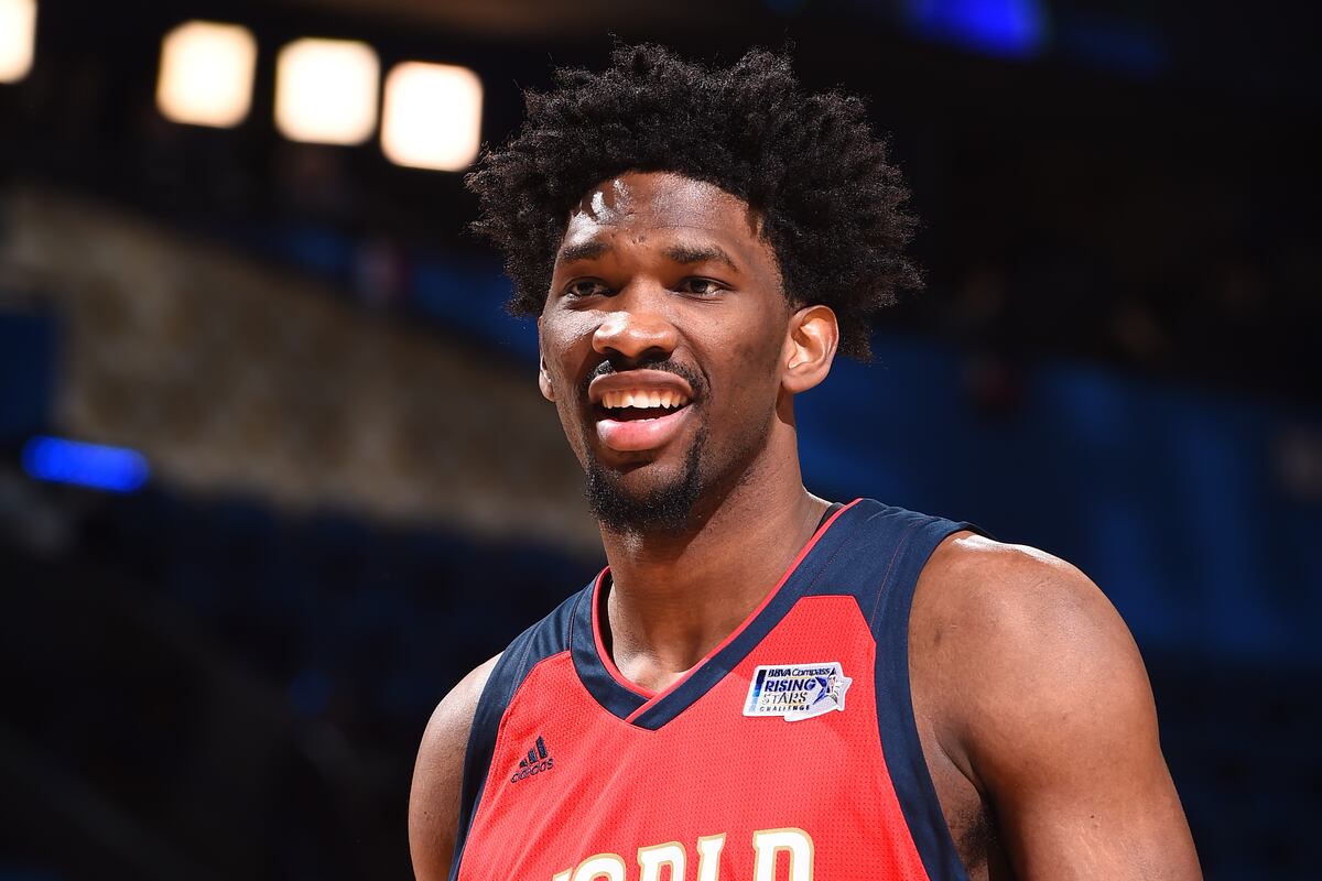 Joel Embiid Catches Ball at Home Run Derby | News, Scores, Highlights