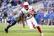 LEXINGTON, KY - NOVEMBER 28: Lamar Jackson #8 of the Louisville Cardinals runs for a touchdown during the game against the Kentucky Wildcats at Commonwealth Stadium on November 28, 2015 in Lexington, Kentucky. (Photo by Andy Lyons/Getty Images)