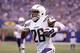 INDIANAPOLIS, IN - SEPTEMBER 25: Casey Hayward #26 of the San Diego Chargers runs with the ball after intercepting a pass from Andrew Luck #12 of the Indianapolis Colts during the game against the Indianapolis Colts at Lucas Oil Stadium on September 25, 2
