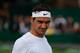 Switzerland's Roger Federer attends a practice session at The All England Lawn Tennis Club in Wimbledon, southwest London, on July 13, 2017 on the tenth day of the 2017 Wimbledon Championships, on the eve of his semi-final match against Czech Republic's T