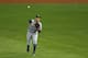 MIAMI, FL - JULY 11: Aaron Judge #99 of the New York Yankees and the American League throws a ball in the second inning against the National League during the 88th MLB All-Star Game at Marlins Park on July 11, 2017 in Miami, Florida. (Photo by Rob Carr/