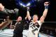 GLASGOW, SCOTLAND - JULY 16: Paul Felder celebrates his victory over Stevie Ray of Scotland in their lightweight bout during the UFC Fight Night event at the SSE Hydro Arena Glasgow on July 16, 2017 in Glasgow, Scotland. (Photo by Josh Hedges/Zuffa LLC/Z