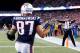 FOXBORO, MA - NOVEMBER 13: Rob Gronkowski #87 of the New England Patriots reacts after failing to catch a touchdown pass during the fourth quarter of a game against the Seattle Seahawks during a game at Gillette Stadium on November 13, 2016 in Foxboro, M