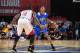 LAS VEGAS, NV - JULY 10: Patrick McCaw #0 of the Golden State Warriors handles the ball against the Cleveland Cavaliers on July 10, 2017 at the Thomas & Mack Center in Las Vegas, Nevada. NOTE TO USER: User expressly acknowledges and agrees that, by downl