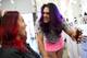 Cyborg and Gabi share a laugh.