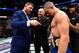 Michael Bisping (left) is clearly Weidman's preference over Robert Whittaker (right).
