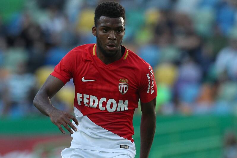 LISBON, PORTUGAL - JULY 22: Monaco midfielder Thomas Lemar from France during the Friendly match between Sporting CP and AS Monaco at Estadio Jose Alvalade on July 22, 2017 in Lisbon, Portugal. (Photo by Carlos Rodrigues/Getty Images)
