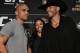 LA MIRADA, CA - JULY 27: (L-R) Robbie Lawler and Donald Cerrone face off for the media during the UFC 214 Ultimate Media Day at UFC GYM La Mirada on July 27, 2017 in La Mirada, California. (Photo by Jeff Bottari/Zuffa LLC/Zuffa LLC via Getty Images)