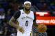 NEW ORLEANS, LA - APRIL 02: DeMarcus Cousins #0 of the New Orleans Pelicans drives with the ball during the second half of a game against the Chicago Bulls at the Smoothie King Center on April 2, 2017 in New Orleans, Louisiana. NOTE TO USER: User express