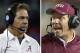 Alabama's Nick Saban and Florida State's Jimbo Fisher will lead their teams in a Sept. 2 confrontation.