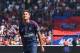 TOPSHOT - Paris Saint-Germain's Brazilian forward Neymar looks on during his presentation to the fans at the Parc des Princes stadium in Paris on August 5, 2017.
Brazil superstar Neymar will watch from the stands as Paris Saint-Germain open their season o