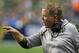 SAN ANTONIO,TX - NOVEMBER 12: Notre Dame head coach Brian Kelly makes a point to the officials during the second half of an NCAA college football game against Army at the Alamodome on November 12, 2016 in San Antonio, Texas. (Photo by Ronald Cortes/Gett