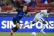 SINGAPORE, SINGAPORE - JULY 29: FC Internazionale Forward Ivan Perisic (L) in action during the International Champions Cup 2017 match between FC Internazionale and Chelsea FC on July 29, 2017 in Singapore. (Photo by Power Sport Images/Getty Images)