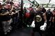 Boxer Floyd Mayweather Jr. strides before journalists during a media workout at the Mayweather Boxing Club August 10, 2017 in Las Vegas, Nevada.
Mayweather is preparing to face MMA fighter Connor Mcgregor on August 26th at the T-Mobile Arena in Las Vegas